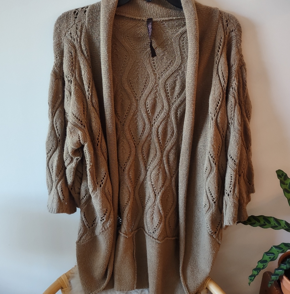 Boho Sweater Poncho
